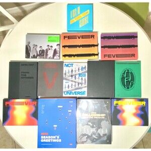 KPOP  K-POP LARGE LOT OF CDs, POSTERS, CARDS & COLLECTOR MEMORABILIA - 13 BOXES
